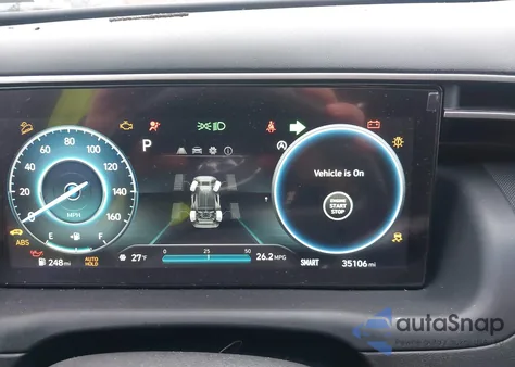 2023 Hyundai Tucson Sel z USA, uszkodzony, nr VIN 5NMJFCAE5PH192122